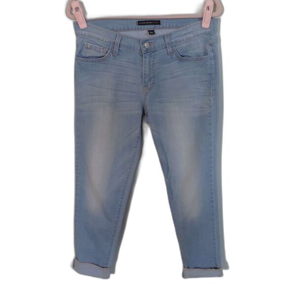 Flying Monkey‎ Platinum Light Wash Ankle Skinny Jeans | Distressed | Size 29 - Picture 1 of 7
